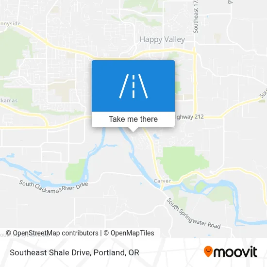 Southeast Shale Drive map