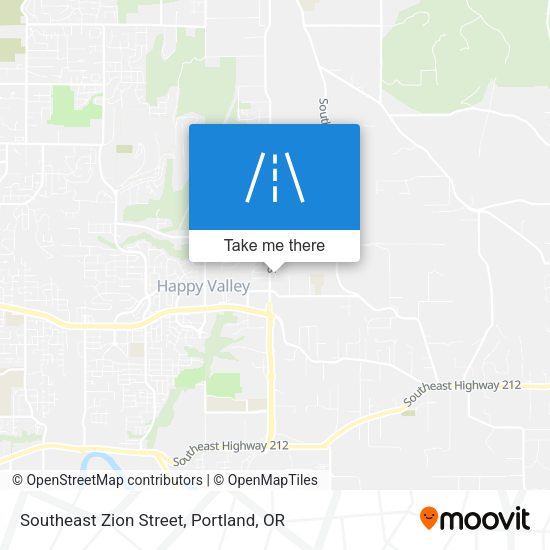 Mapa de Southeast Zion Street