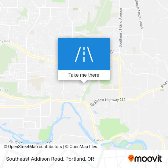 Southeast Addison Road map