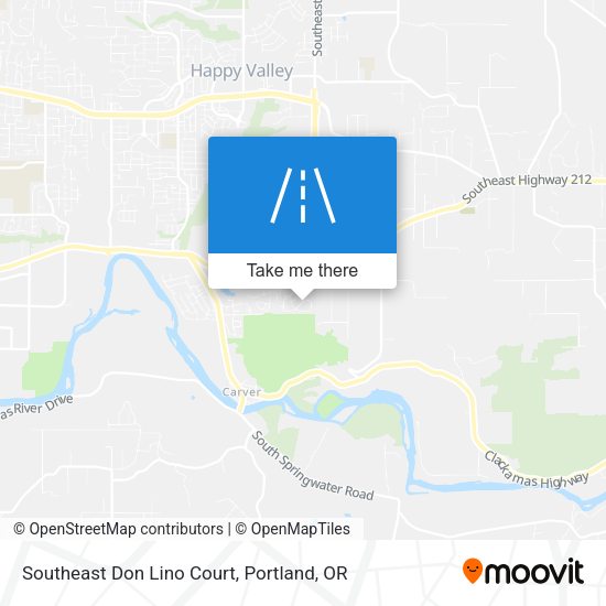 Southeast Don Lino Court map