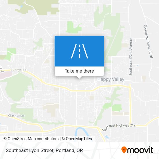 Southeast Lyon Street map