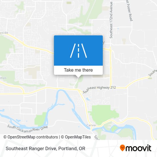 Southeast Ranger Drive map