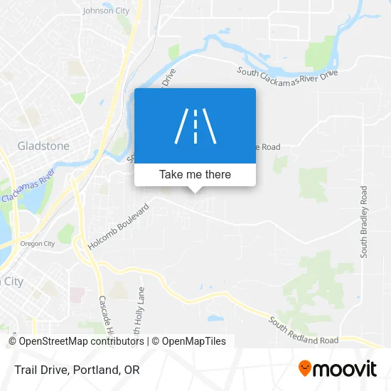 Trail Drive map