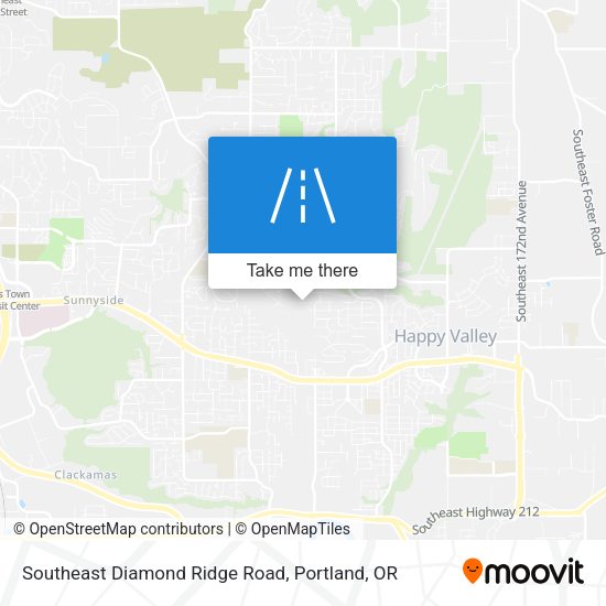 Mapa de Southeast Diamond Ridge Road