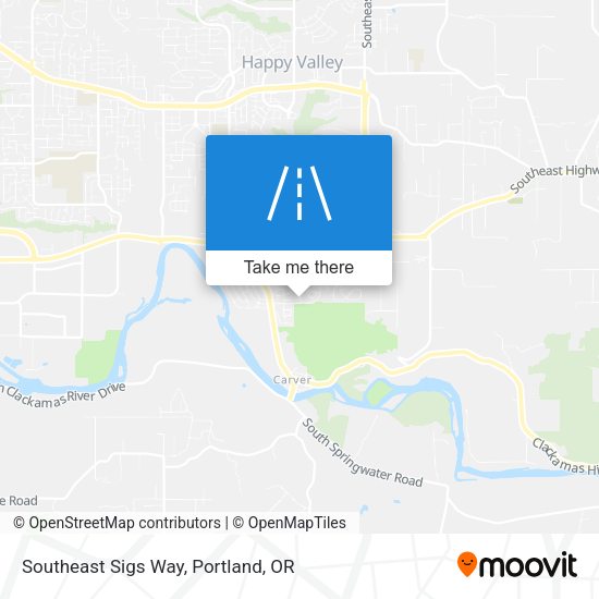 Southeast Sigs Way map