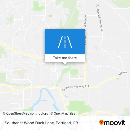 Southeast Wood Duck Lane map
