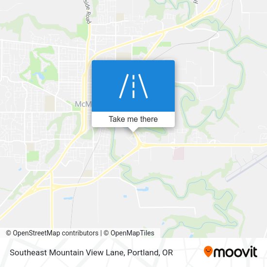 Mapa de Southeast Mountain View Lane