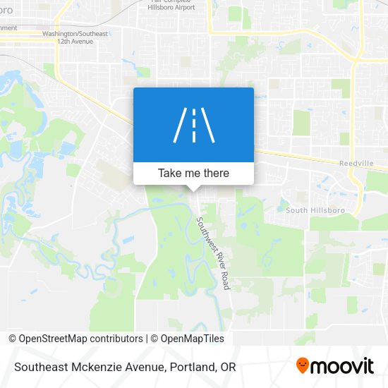Southeast Mckenzie Avenue map