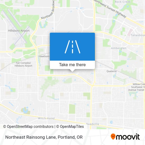 Northeast Rainsong Lane map