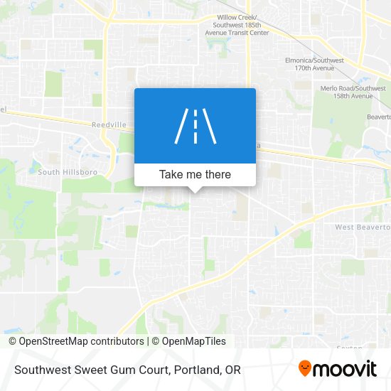 Southwest Sweet Gum Court map