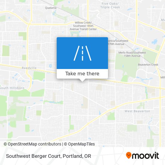 Mapa de Southwest Berger Court