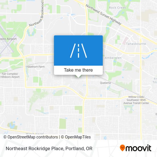 Mapa de Northeast Rockridge Place