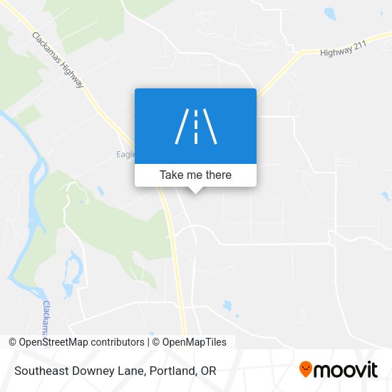 Mapa de Southeast Downey Lane