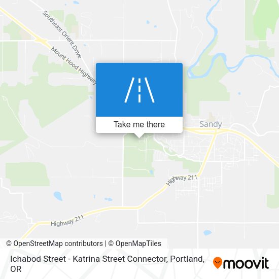 Ichabod Street - Katrina Street Connector map