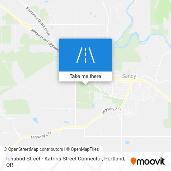 Ichabod Street - Katrina Street Connector map