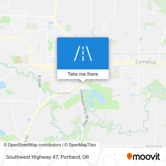 Mapa de Southwest Highway 47