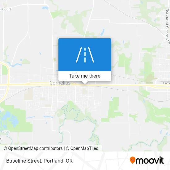 Baseline Street map
