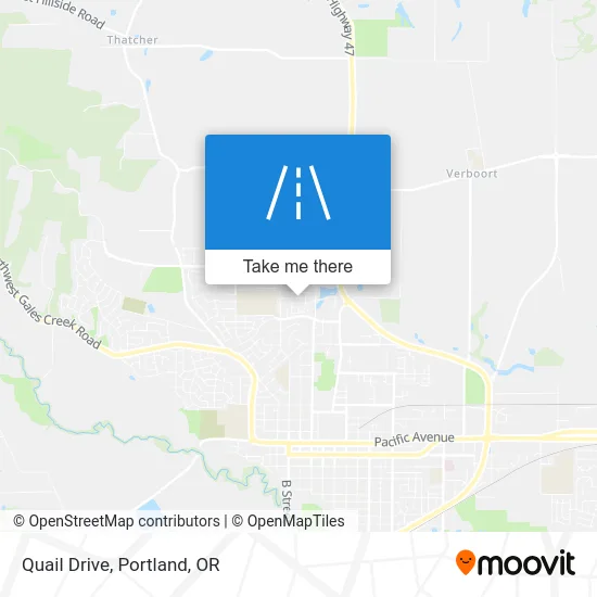 Quail Drive map