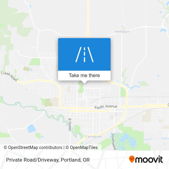 Mapa de Private Road/Driveway