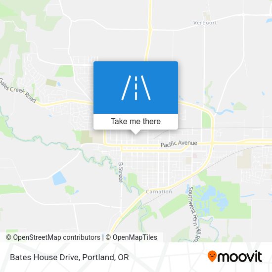 Bates House Drive map