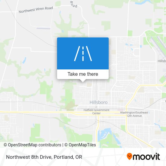 Northwest 8th Drive map