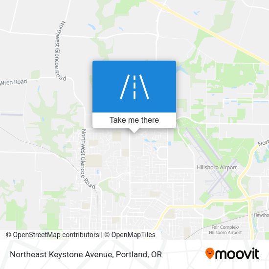Mapa de Northeast Keystone Avenue