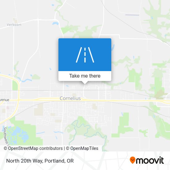 Mapa de North 20th Way