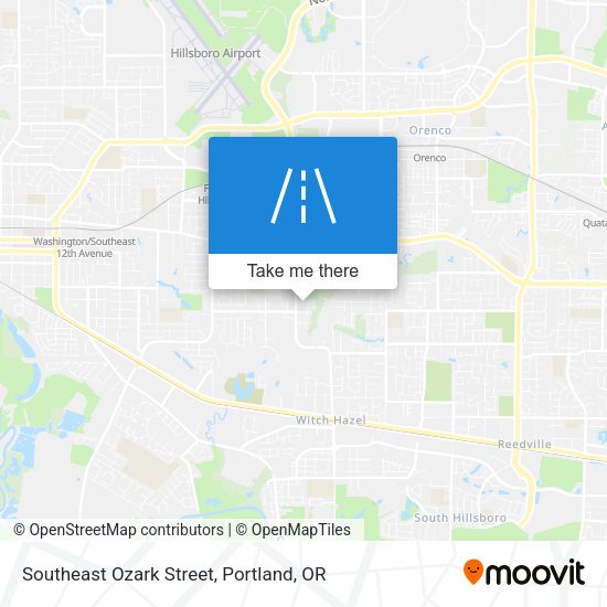 Mapa de Southeast Ozark Street