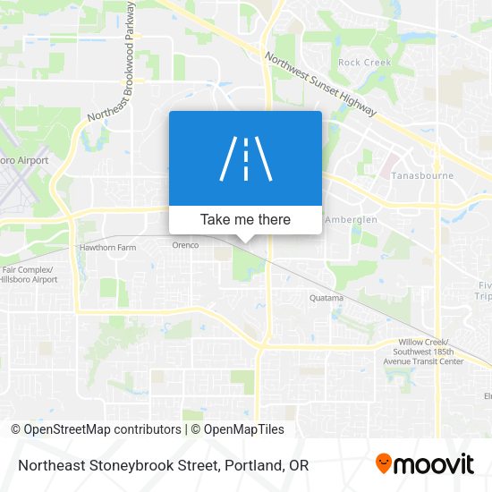 Northeast Stoneybrook Street map