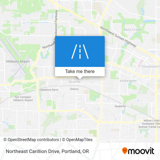 Northeast Carillion Drive map