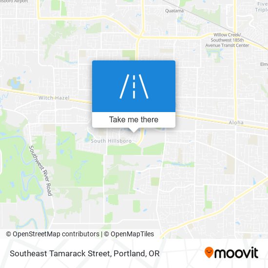 Mapa de Southeast Tamarack Street