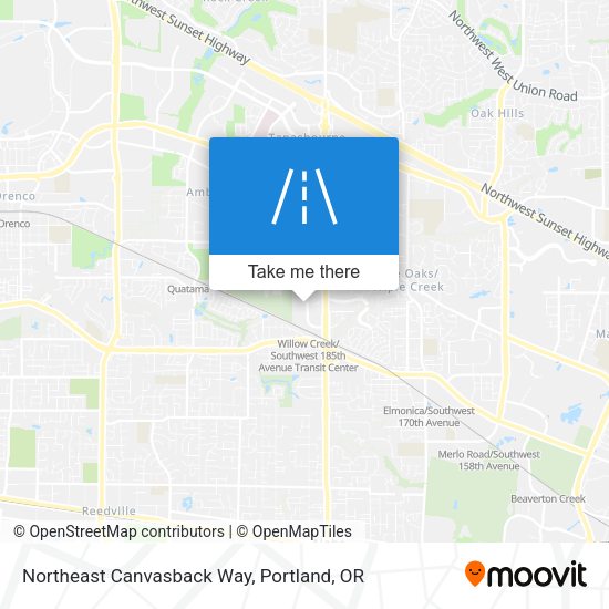 Mapa de Northeast Canvasback Way
