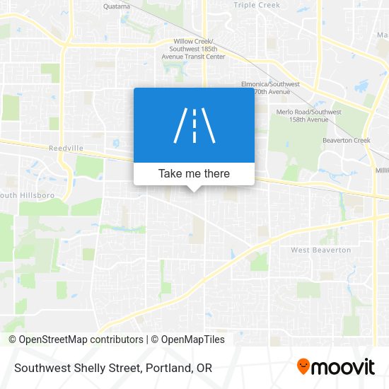 Mapa de Southwest Shelly Street