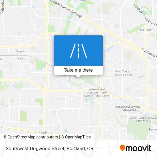 Southwest Dogwood Street map