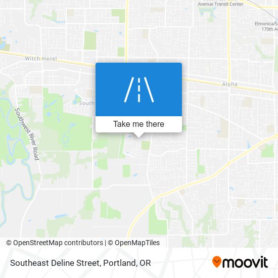 Southeast Deline Street map