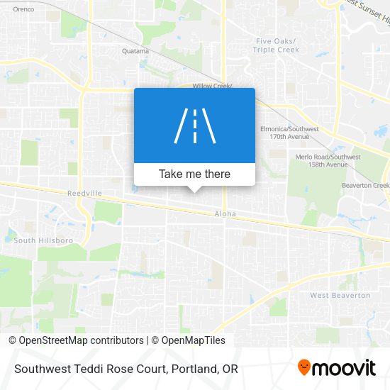 Southwest Teddi Rose Court map