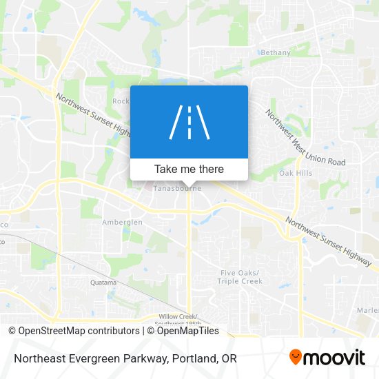 Mapa de Northeast Evergreen Parkway