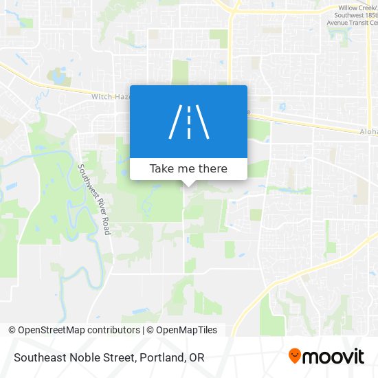 Southeast Noble Street map