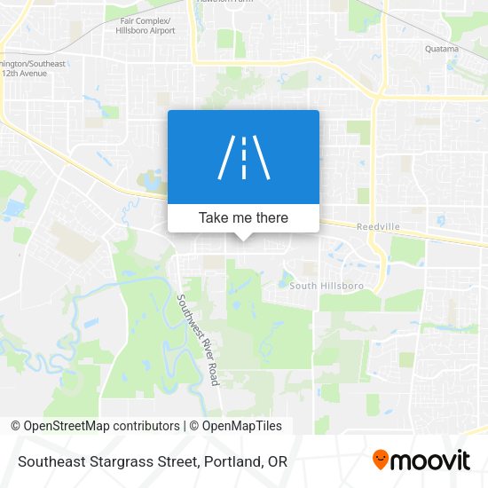 Southeast Stargrass Street map