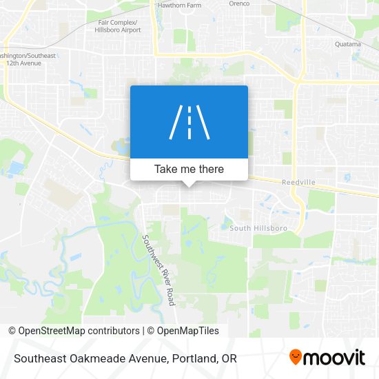 Mapa de Southeast Oakmeade Avenue