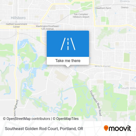 Southeast Golden Rod Court map