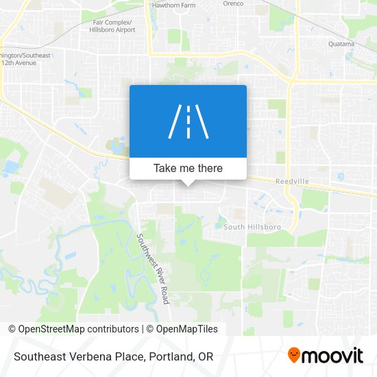 Southeast Verbena Place map