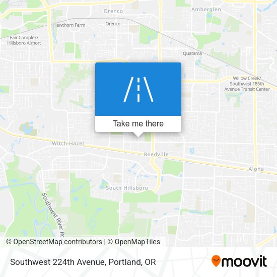 Southwest 224th Avenue map