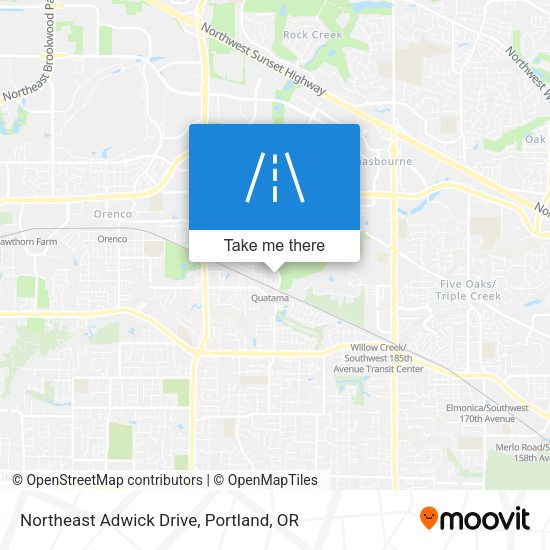 Mapa de Northeast Adwick Drive