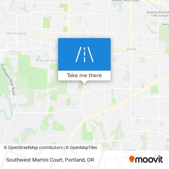 Southwest Martini Court map