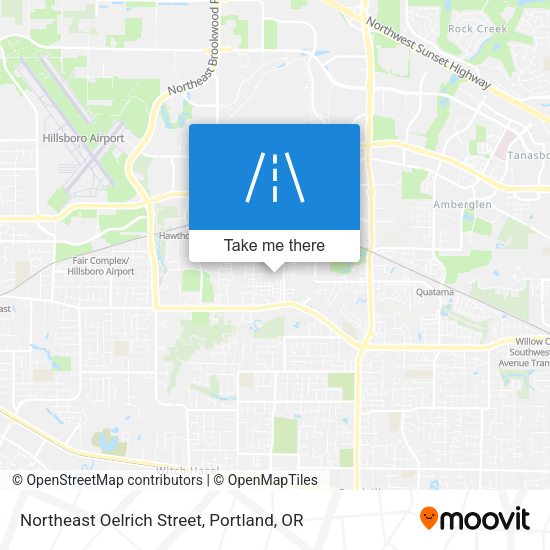 Northeast Oelrich Street map
