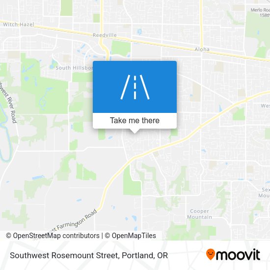 Mapa de Southwest Rosemount Street