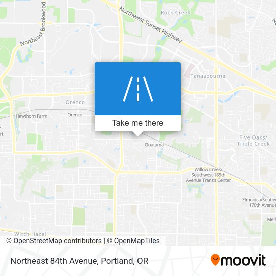 Mapa de Northeast 84th Avenue