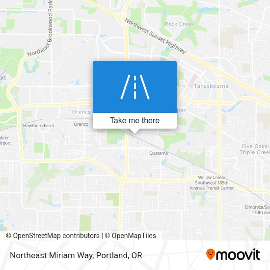 Mapa de Northeast Miriam Way