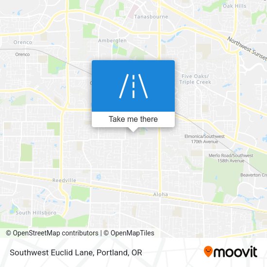 Mapa de Southwest Euclid Lane